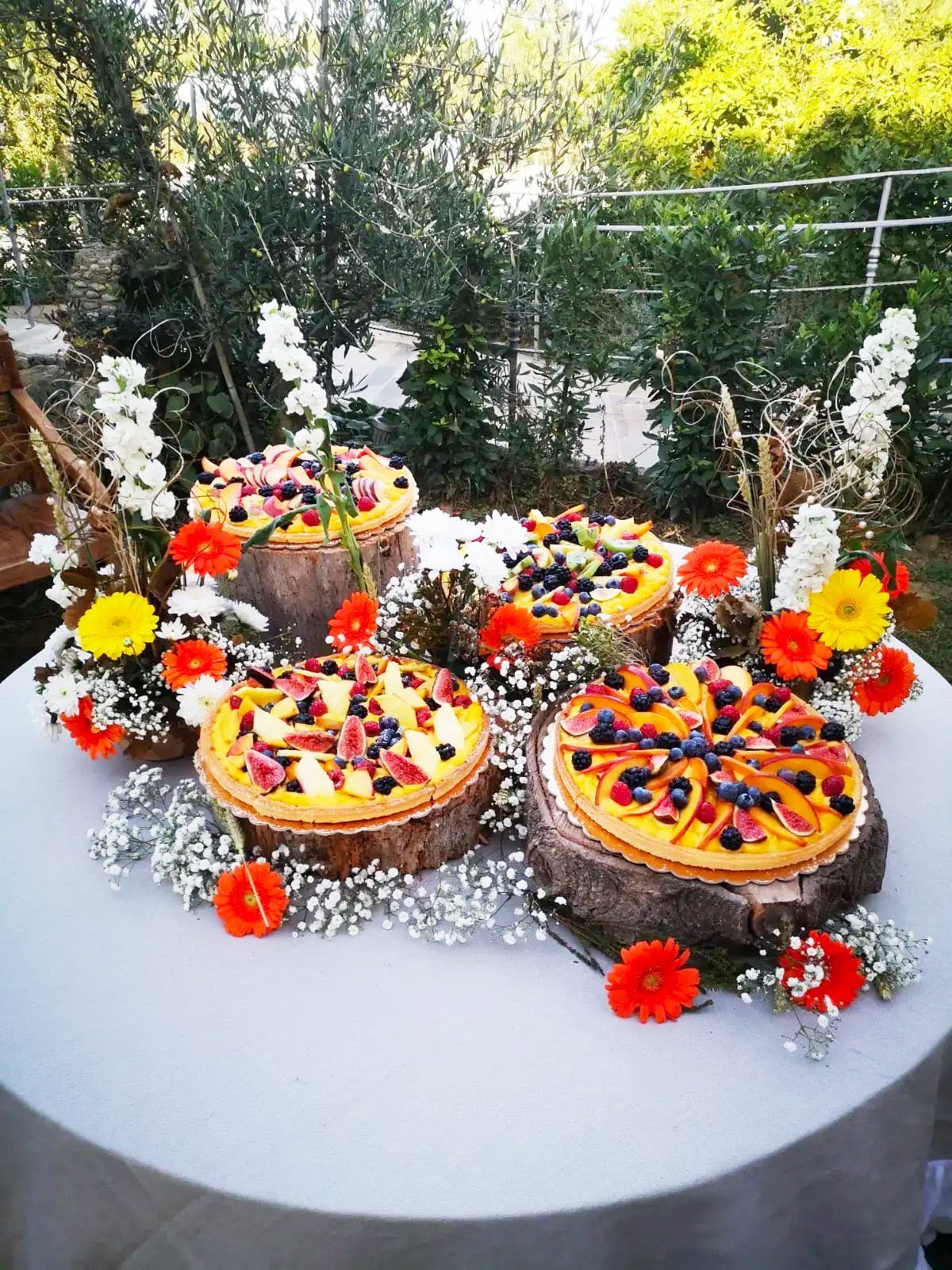 Le crostate fatte in casa dell'agriturismo